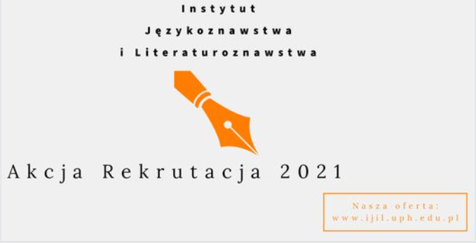 baner akcja rekrutacja 2021 podana jest nazwa instytutu i adres internetowy
