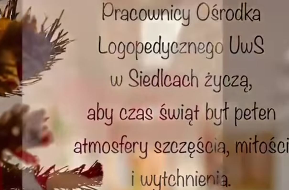 logopedzi składają życzenia