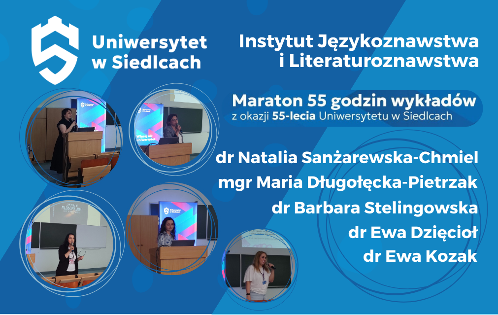 Instytut Językoznawstwa i Literaturoznawstwa maraton wykładów