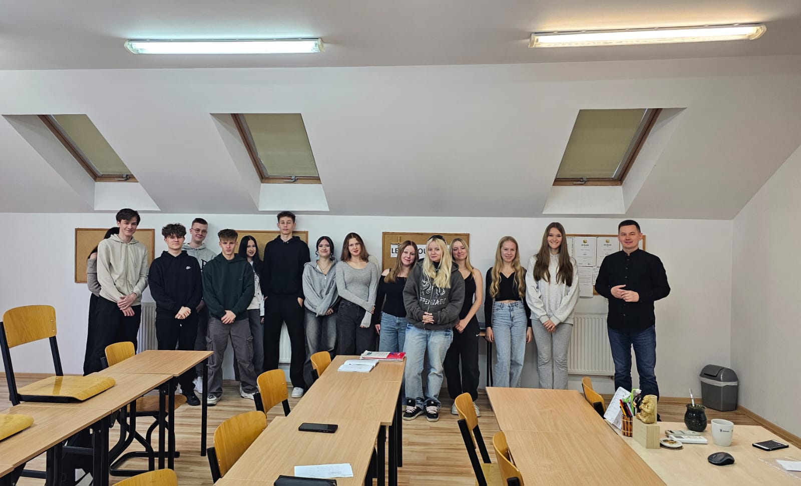 Lekcja akademicka w LO w Międzyrzecu Podlaskim