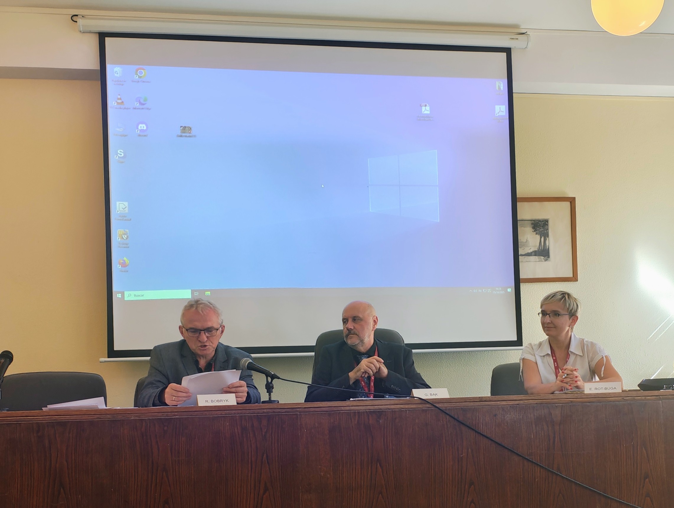 dr hab. Roman Bobryk na konferencji slawistycznej 