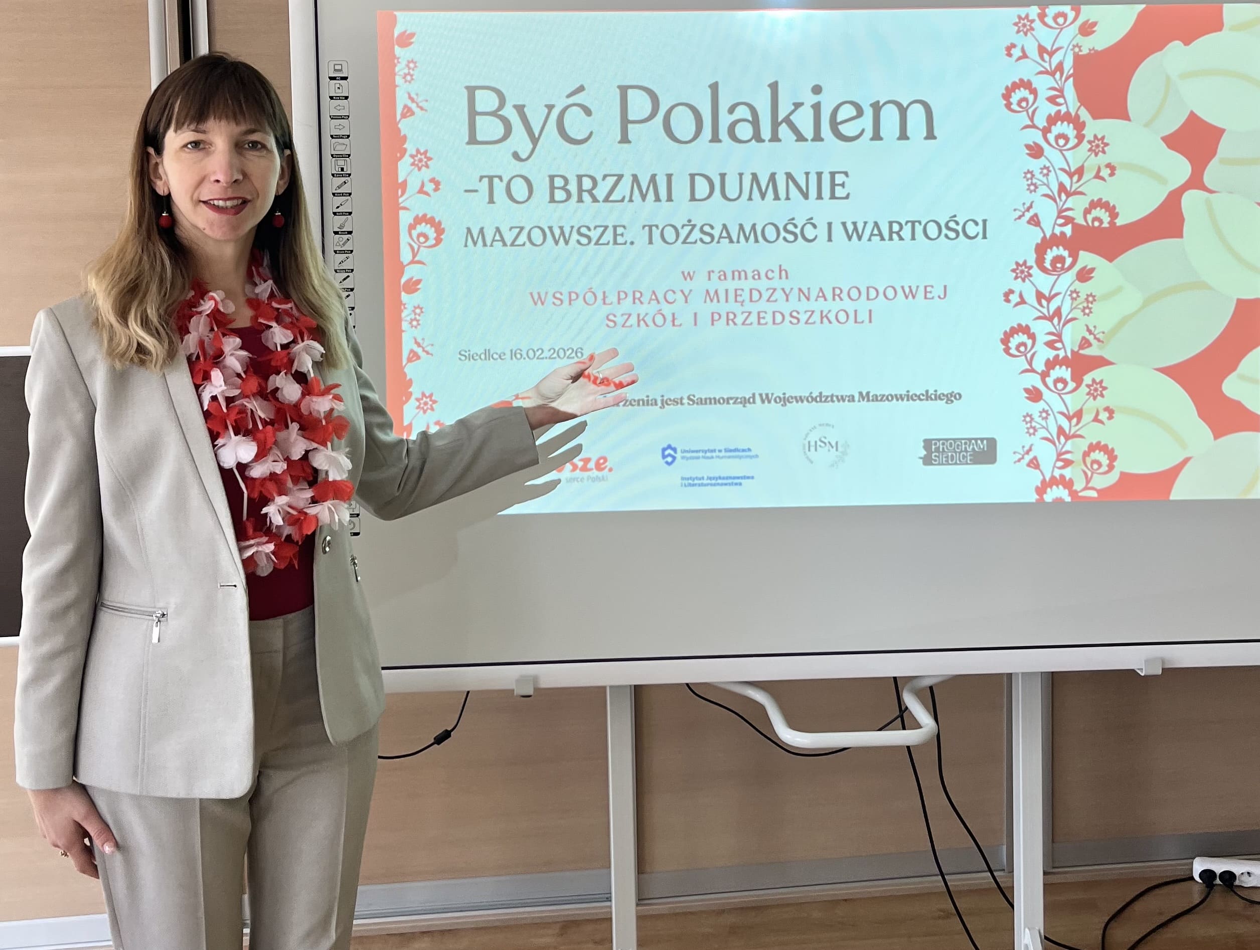 na zdjęciu mgr M.Olędzka