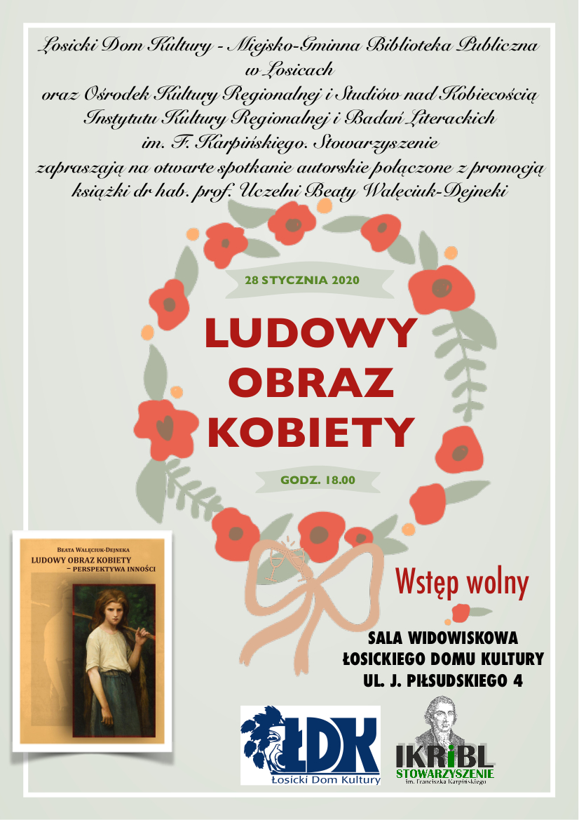 Ludowy obraz kobiety 2020 plakat