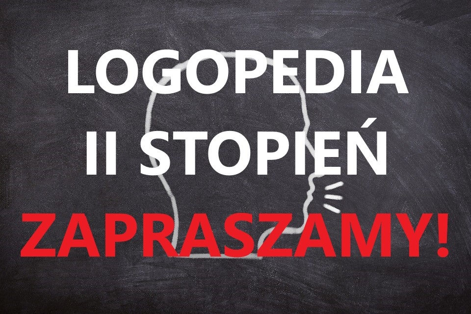 Baner - Logopedia II stopień zapraszamy