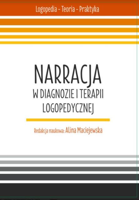 okładka książki narracja w diagnozie i terapii logopedycznej